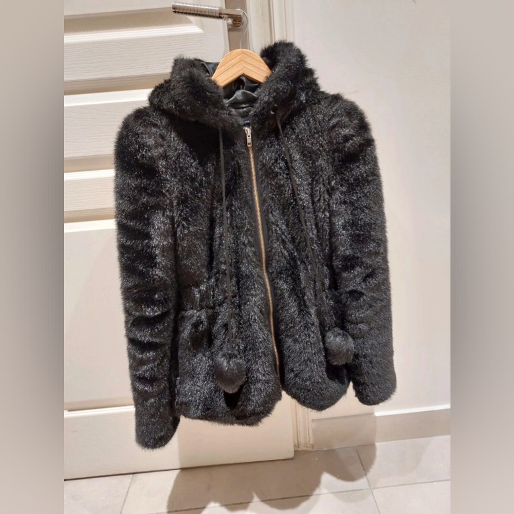 Faux fur coat